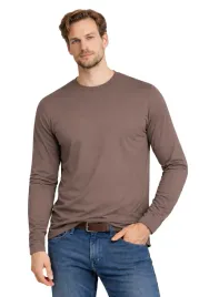 longsleeve-meski-f-904-f040-koszulka-dlugi-rekaw-bawelniana-brazowa-modna