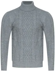 sweter-meski-z-golfem-3157-szary-cieply-golf-welniany-prezent-na-swieta