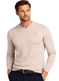 sweter-meski-bezowy-klasyczny-bawelniany-elegancki-bawelna-wygodny-serek