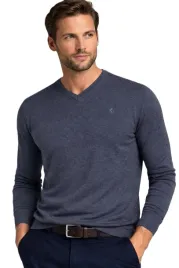 sweter-meski-granatowy-jeans-bawelniany-klasyczny-serek-elegancki-bawelna