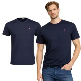 napapijri-t-shirt-koszulka-meska-bawelna-prezent-na-co-dzien-granatowa