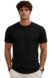 t-shirt-koszulka-meska-bawelniana-klasyczna-gladka-czarna-basic-bez-logo