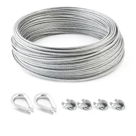 zestaw-linowy-lina-ocynkowana-6mm-6x19-100m-2-x-kausze-6mm-4-x-zaciski-6mm