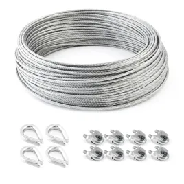zestaw-linowy-lina-ocynkowana-3mm-6x7-200m-4x-kausze-3mm-8x-zaciski-3mm