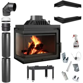 kominek-wklad-kominkowy-narozny-lewy-simple-8kw-kratki-zestaw-rury-fi-200