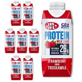8x-mlekovita-sba-mleczny-napoj-proteinowy-350g-milk-shake-truskawka