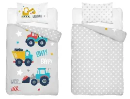 posciel-bawelniana-dziecieca-90x120-cm-auta-budowlane-szara-mayamoo