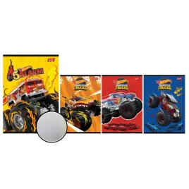 zeszyt-a5-16k-kratka-laminowany-hot-wheels-monster-truck-mix-unipap