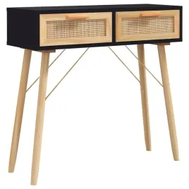 stolik-konsolowy-z-rattanem-i-szufladami-czarny-80x30x75-cm