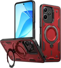 panxcase-etui-pancerne-do-xiaomi-redmi-13-4g-5g-stojak-czerwone-2x-szklo