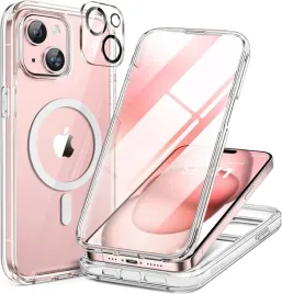 miracase-etui-360-magsafe-do-iphone-15-szklo-na-aparat-tytan-naturalny