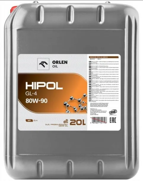 OLEJ PRZEKŁADNIOWY ORLEN HIPOL GL4 80W90 20L  RADOM