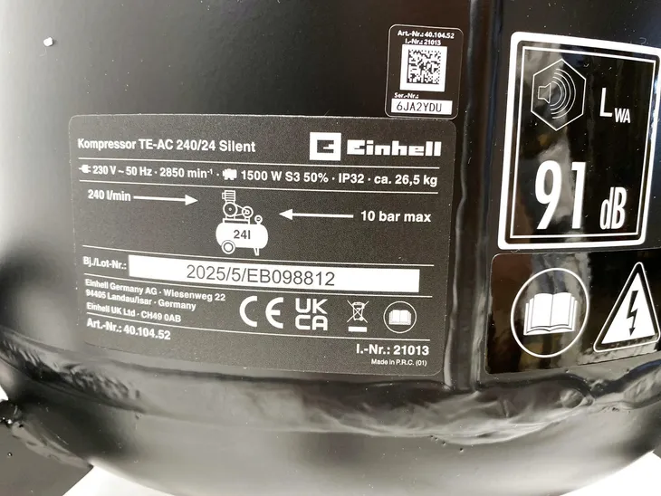 kompresor-bezolejowy-einhell-te-ac-240-24-silent-4010452-waga-urzadzenia-26-15-kg
