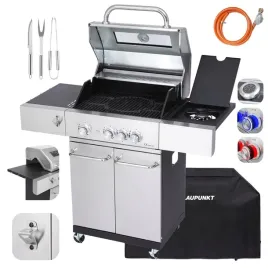 grill-gazowy-3-1-led-palnikow-zeliwny-148-kw-pokrowiec-blaupunkt-gg321