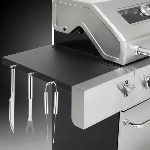 grill-gazowy-3-1-led-palnikow-zeliwny-148-kw-pokrowiec-blaupunkt-gg321-szerokosc-grilla-122-cm