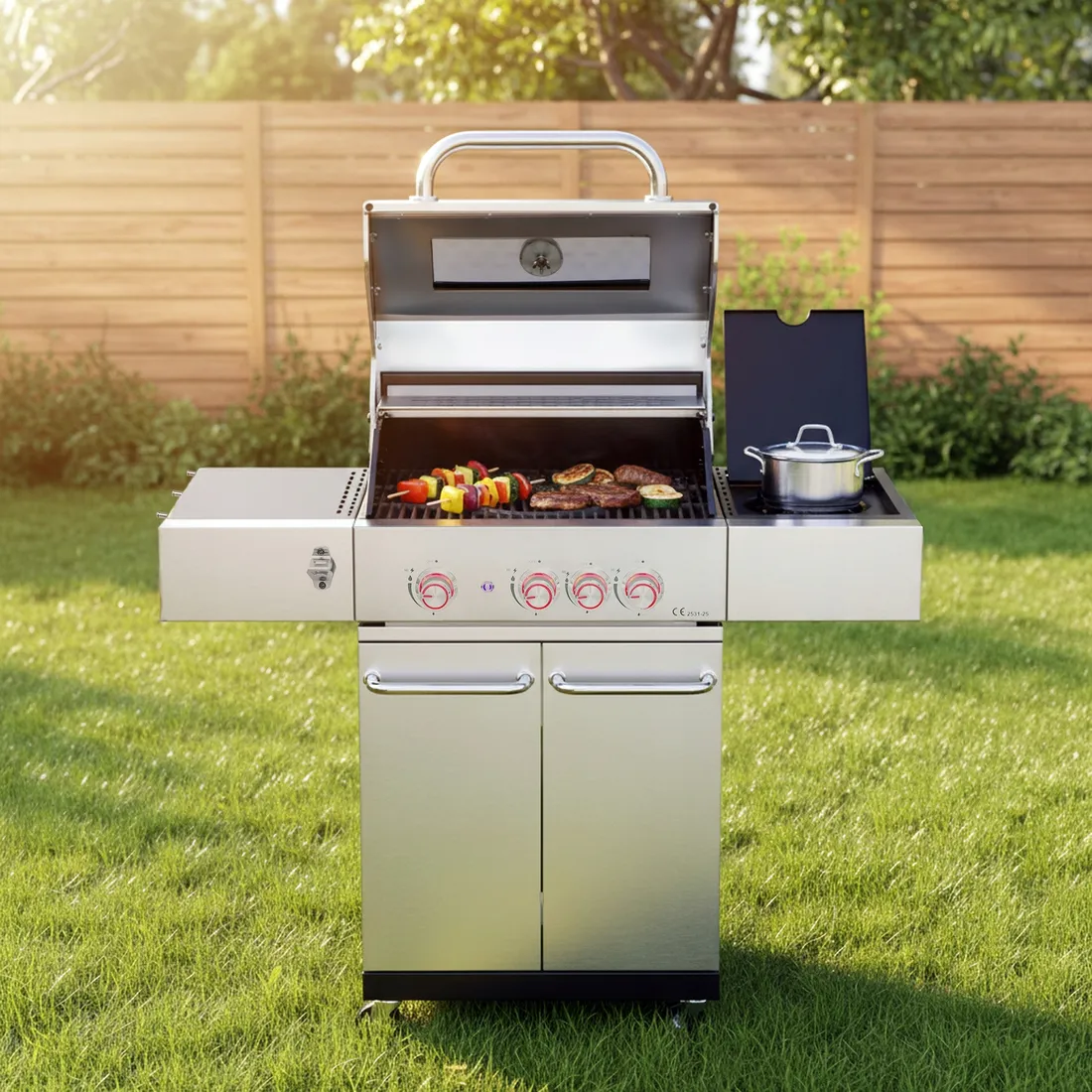 grill-gazowy-3-1-led-palnikow-zeliwny-148-kw-pokrowiec-blaupunkt-gg321