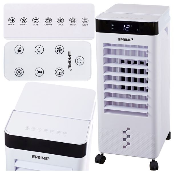 KLIMATOR Przenośny 6,5L Wodny OSCYLACJA Timer 65W Nawilżacz CICHY + PILOT