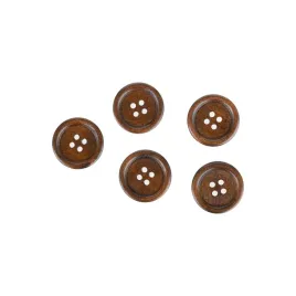 5szt-drewniane-guziki-4-dziurki-25mm-brazowe