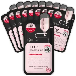 mediheal-oczyszczajace-zwezajace-pory-czarne-maski-plachta-zestaw-10-x-25ml