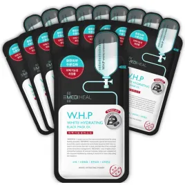 mediheal-nawilzajace-czarne-maski-w-plachcie-z-weglem-drzewnym-10-x-25ml