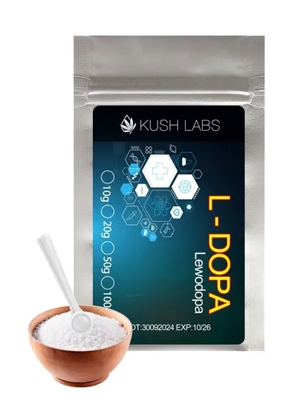 KUSHLAB | L-DOPA LEWODOPA | testosteron, libido | 20g + miarka