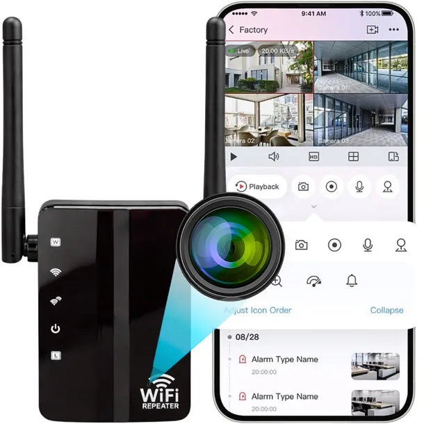 MINI KAMERA WIFI SZPIEGOWSKA UKRYTA ANDROID ZDALNY PODGLĄD CZUJNIK RUCHU