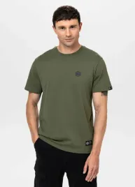 koszulka-meska-t-shirt-pitbull-small-logo-oliwkowa-zielona