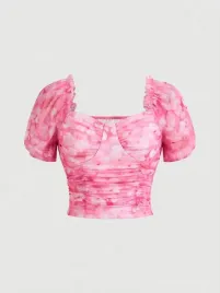 kc01310-shein-wzorzysty-top-z-krotkim-rekawem-marszczenia-14-l