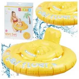 kolo-do-plywania-dla-niemowlat-dmuchane-kolko-basenowe-do-wody-zolte-70-cm