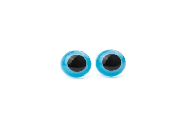 Safety eyes bezpieczne oczy, oczka zaciskowe do maskotek 14mm niebieskie