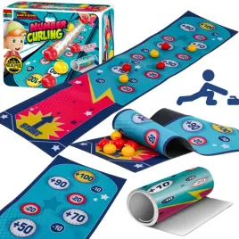 gra-zrecznosciowa-curling-na-punkty-przesuwanie-kamieniami-mata