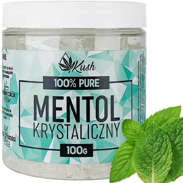 100% Naturalny Mentol Krystaliczny | AROMATERAPIA | SAUNA | 100g