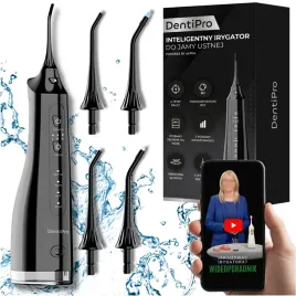 irygator-do-zebow-dentystyczny-denti-pro-czarny-bezprzewodowy-4-tryby