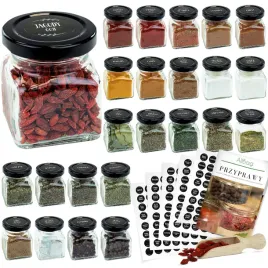 24-sloiki-szklane-na-przyprawy-120ml-sloiczki-pojemniki-naklejki-etykiety