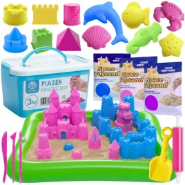 piasek-kinetyczny-3kg-duzy-zestaw-foremki-lopatka-pompka-wiaderko-basenik