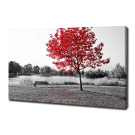 foto-obraz-na-plotnie-czerwone-drzewo-100x70-cm