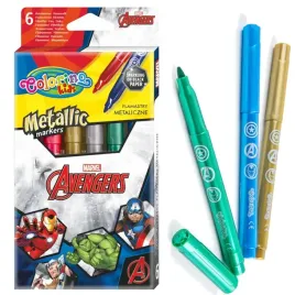 colorino-avengers-flamastry-metaliczne-6-kol-91512