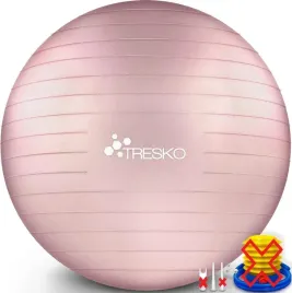 pilka-gimnastyczna-do-cwiczen-tresko-65-cm-rozowe-zloto