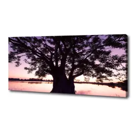 foto-obraz-na-plotnie-drzewo-i-jezioro-125x50-cm
