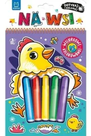 ksiazeczka-welurowe-kolorowanki-dotykaj-i-koloruj-na-wsi-aksjomat