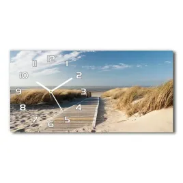 zegar-ze-szkla-na-sciane-sciezka-na-plazy-60x30-cm