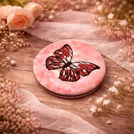 lusterko-kieszonkowe-dwustronne-skladane-male-z-powiekszeniem-czerwone