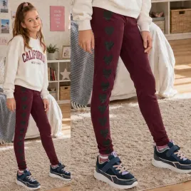 legginsy-getry-dziewczece-bawelniane-dlugie-z-lampasem-serca-bordo-122