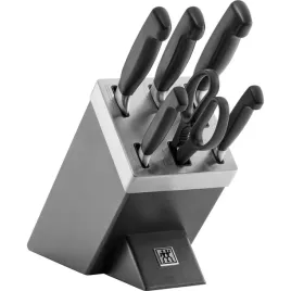 zwilling-four-star-zestaw-5-nozy-w-bloku-samoostrzacym-szary