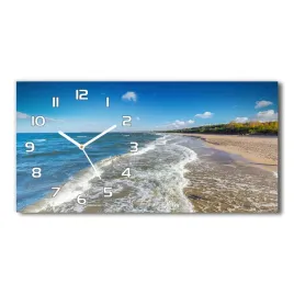 piekny-szklany-zegar-scienny-morze-baltyckie-60x30