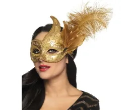 maska-wenecka-prezioso-zlota