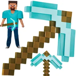 kilof-minecraft-diamentowy-axe-turkusowy-mojang-piksele-licencja-prezent