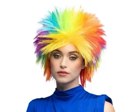 kolorowa-peruka-punky-rainbow-teczowe-wlosy-funky-przebranie-party