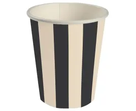 kubeczki-kubki-papierowe-czarno-bezowe-w-paski-250-ml-6-szt