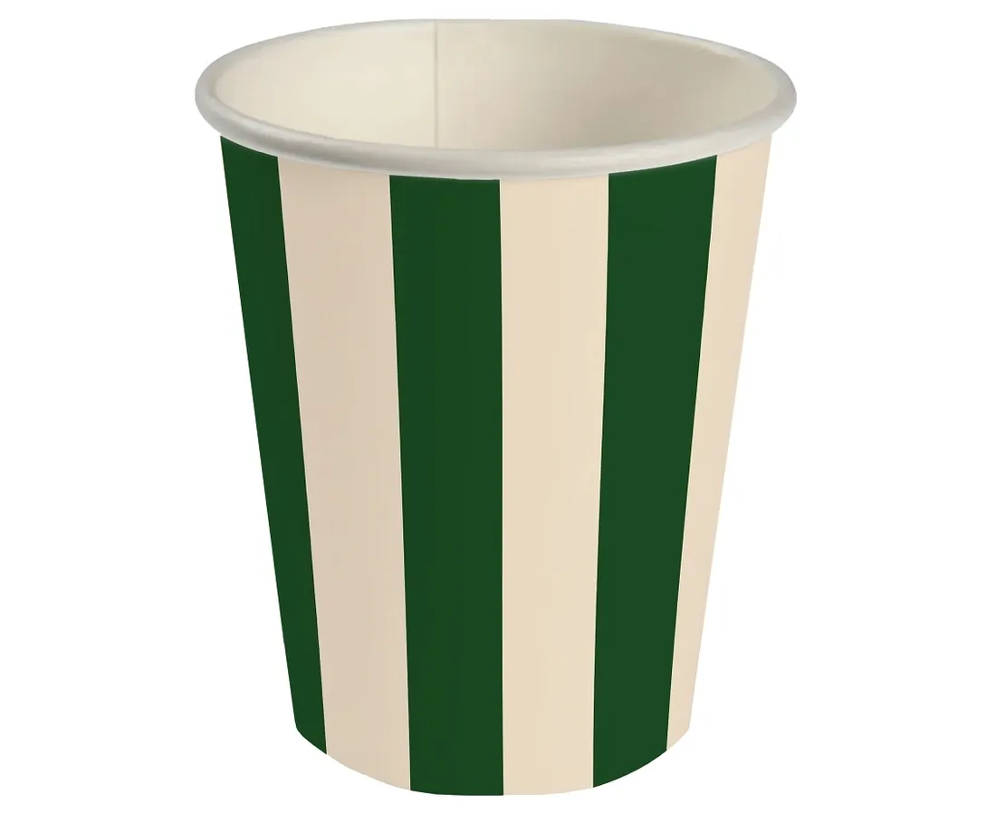 kubeczki-kubki-papierowe-zielono-bezowe-w-paski-250-ml-6-szt